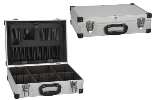 AluTec Universal Werkzeugkoffer Koffer Werkstattkoffer Alu silber Neu 61000